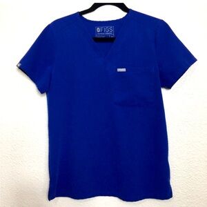 *SOLD* FIGS Catarina Deep Royal Blue sz XS scrub top